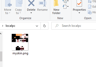 Image in download folder